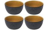 Bitz Schale 14cm schwarz/gelb