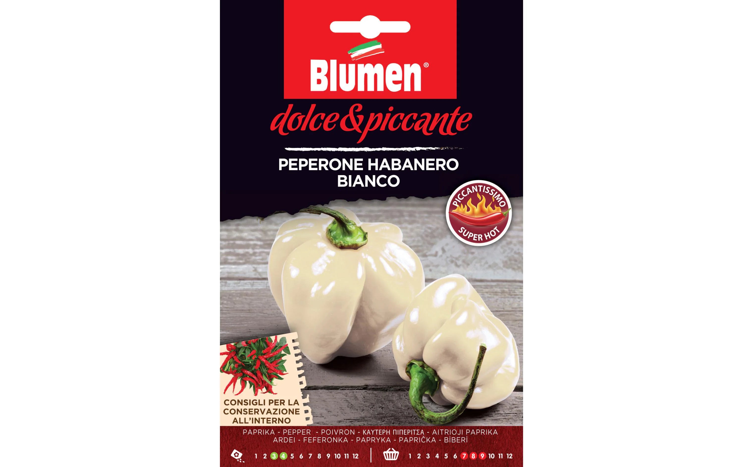 Blumen Paprika Habanero Bianco