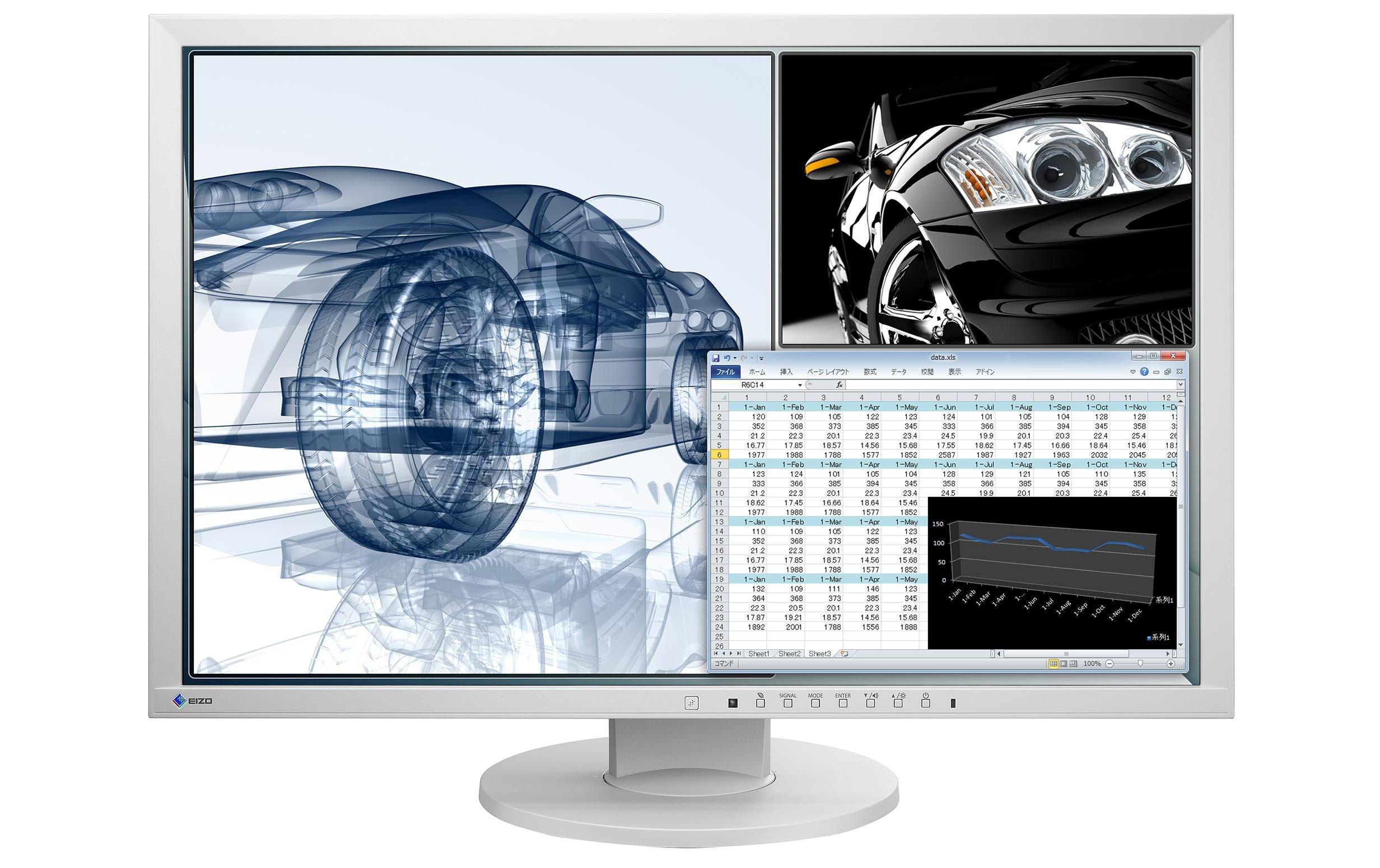 EIZO EV2430W-Swiss Edition 24.1 grau