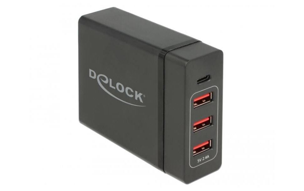 Delock Ladegerät 1x USB-C PD+3x USB-A