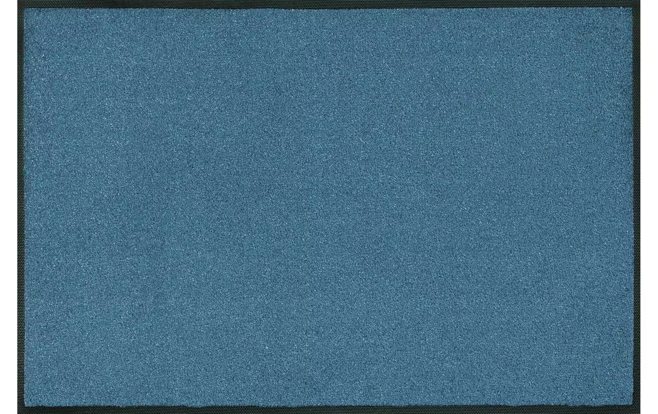 Wash+Dry Stahlblau Fussmatte