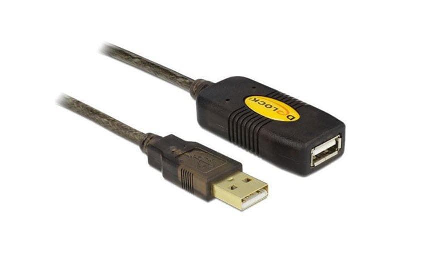 Delock USB 2.0 Verlängerungskabel 20 Meter