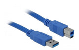 USB3.0 Kabel, 1.8m, A-B, Blau