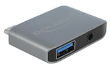 Delock USB-C Soundadapter, 3.5mm, USB-A 3.0