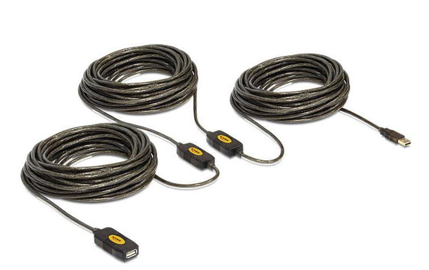 Delock USB2.0 Verlängerungskabel 30m, aktiv