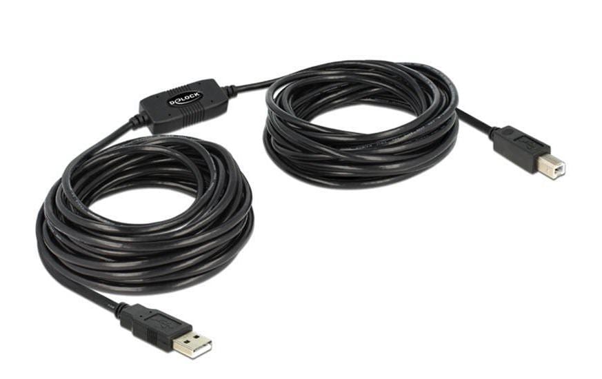 Delock USB Kabel Typ A-B, 11m, schwarz