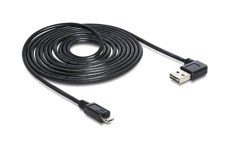 USB2.0-Kabel Easy A-MicroB: 1m