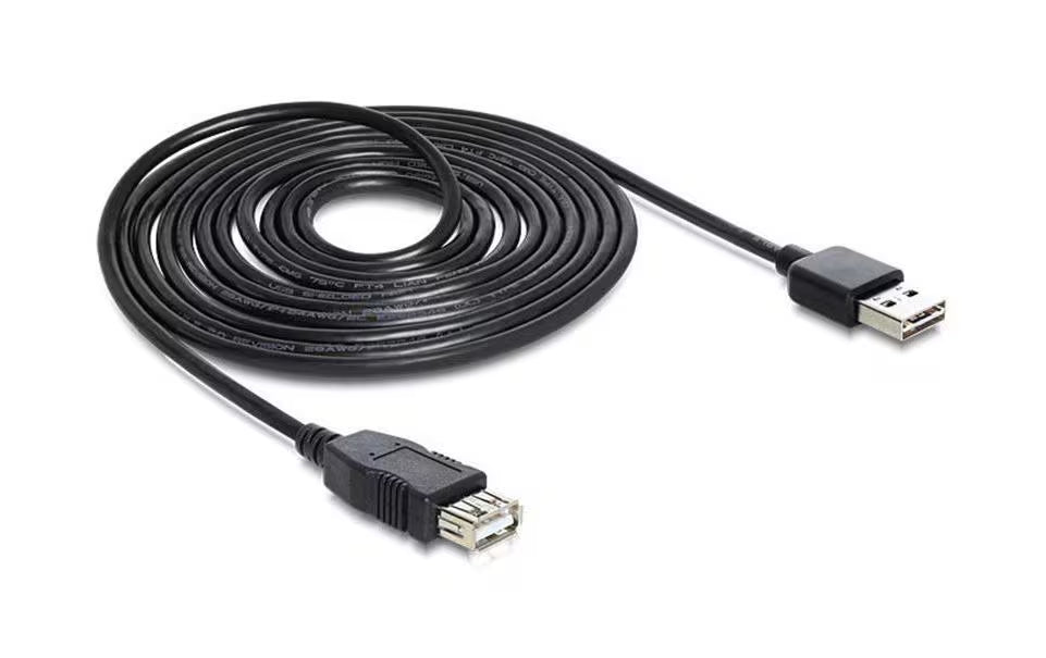 USB2.0-Verlängerungskabel Easy A-A: 1m