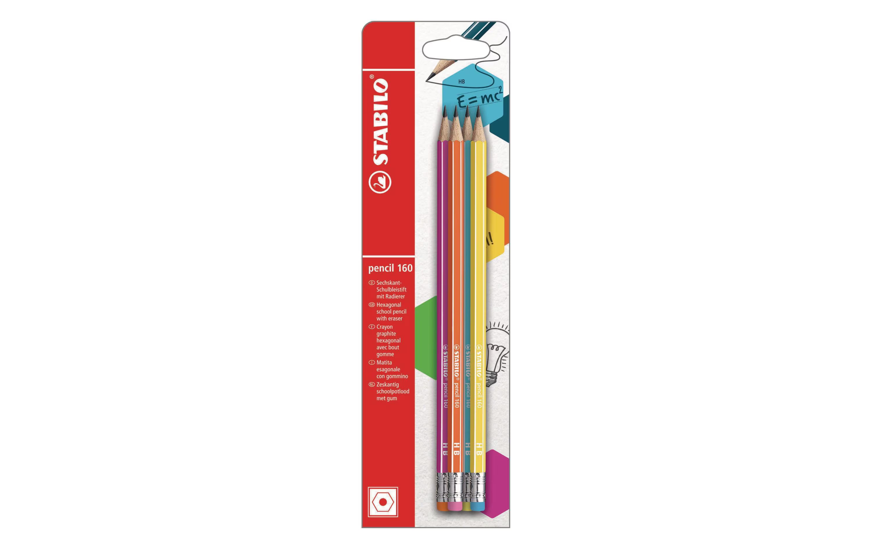 STABILO 160 Bleistift HB 4er