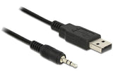 Delock 1.8m USB-Seriel TTL Kabel, Klinke 3P