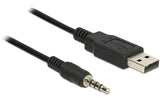 Delock 1.8m USB-TTL Kabel, 3.5mm Klinke 4P