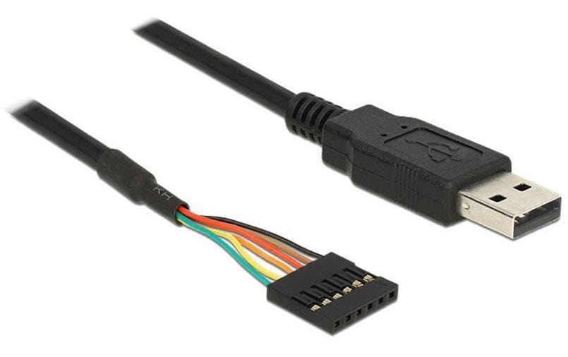 Delock 1.8m USB-Seriel TTL Kabel, 6Pin