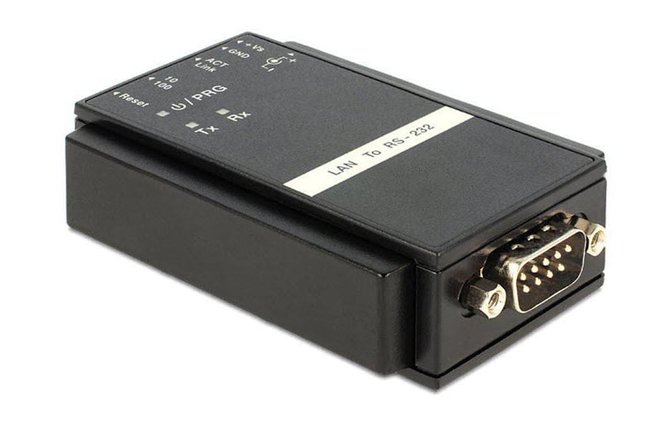 RJ-45 LAN zu DB9 Seriel RS-232