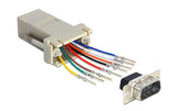RJ-45 Buchse zu RS232 Stecker Montagesatz