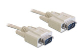 Serielles Kabel DB9 St.-St. 2m, RS-232