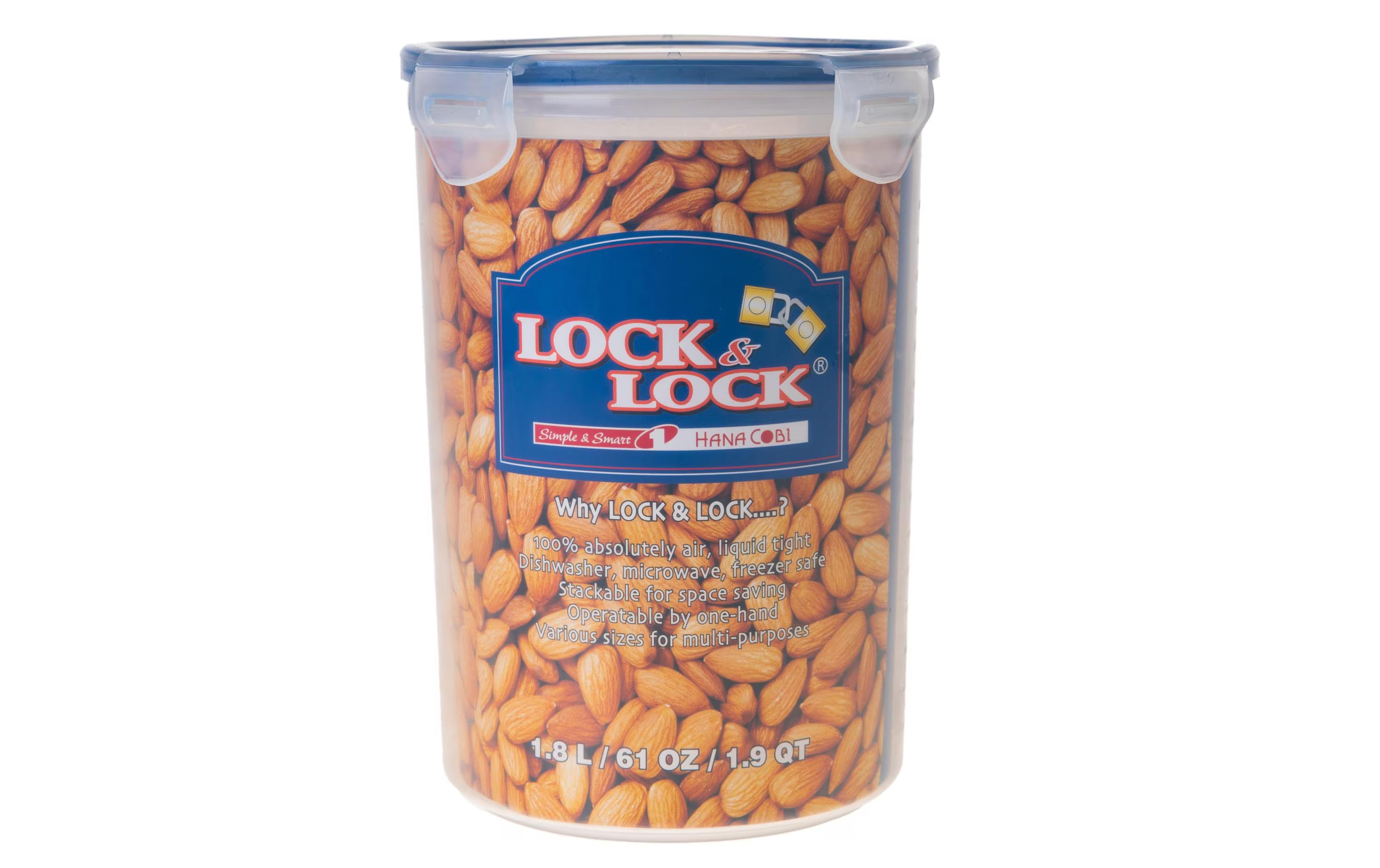 Lock & Lock, Vorratsdose 1.8 l, Transparent