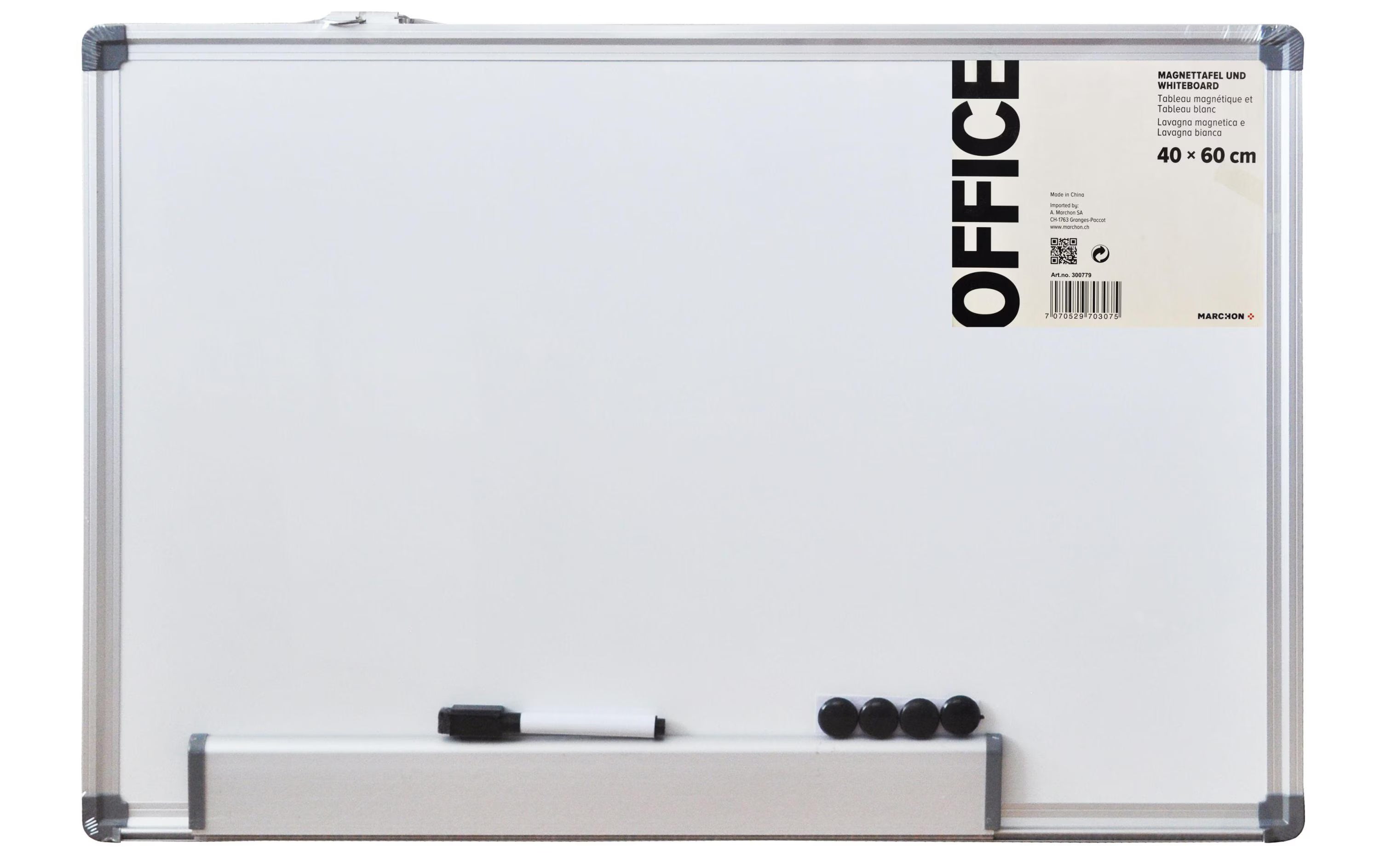 Office magnethaftendes Whiteboard