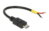 Delock USB Micro-B Kabel - 2Pol Strom, 10cm