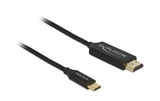 Delock USB-C - HDMI Kabel, Koaxial, 1m