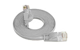 SLIM Slimpatchkabel 10cm, Grau, Cat.6