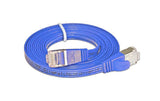 SLIM Slimpatchkabel 10cm, Blau, Cat.6