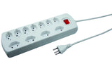 Steckdosenleiste 11xT13, 7x längs, 4x quer