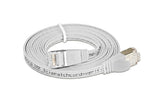SLIM Slimpatchkabel 75cm, Weiss, Cat.6