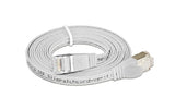 SLIM Slimpatchkabel 10m, Weiss, Cat.6