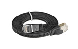 SLIM Slimpatchkabel 3m, Schwarz, Cat.6