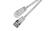 SLIM Slimpatchkabel 3m, Grau, Cat.6