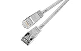 SLIM Slimpatchkabel 1m, Grau, Cat.6