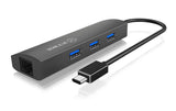 ICY BOX IB-HUB1406-C, 3x USB3,1x USB Type-C