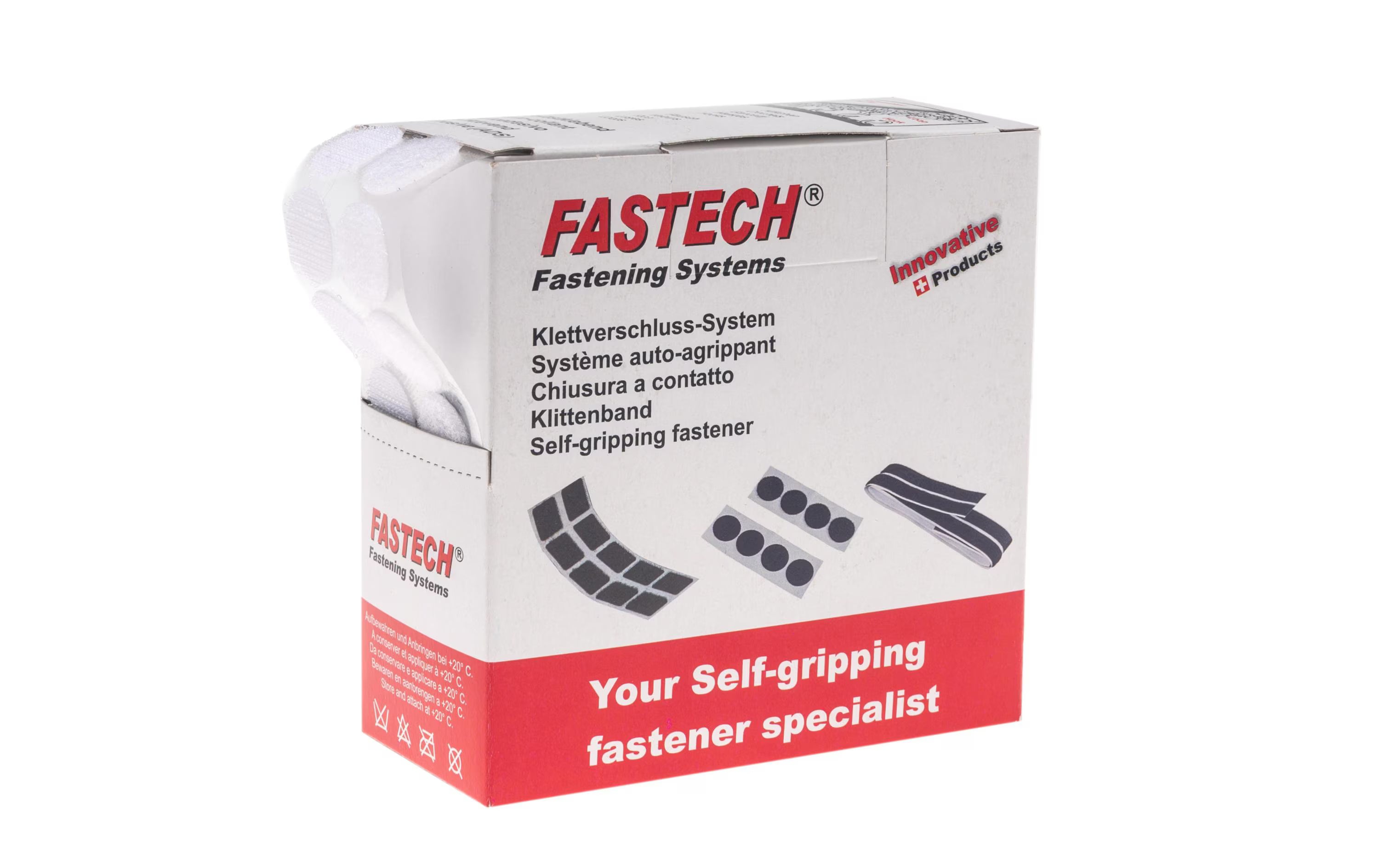 FASTECH Klettpunkte Box 20 mm x 5 m
