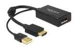 Monitoradapter HDMI zu DP1.2, schwarz