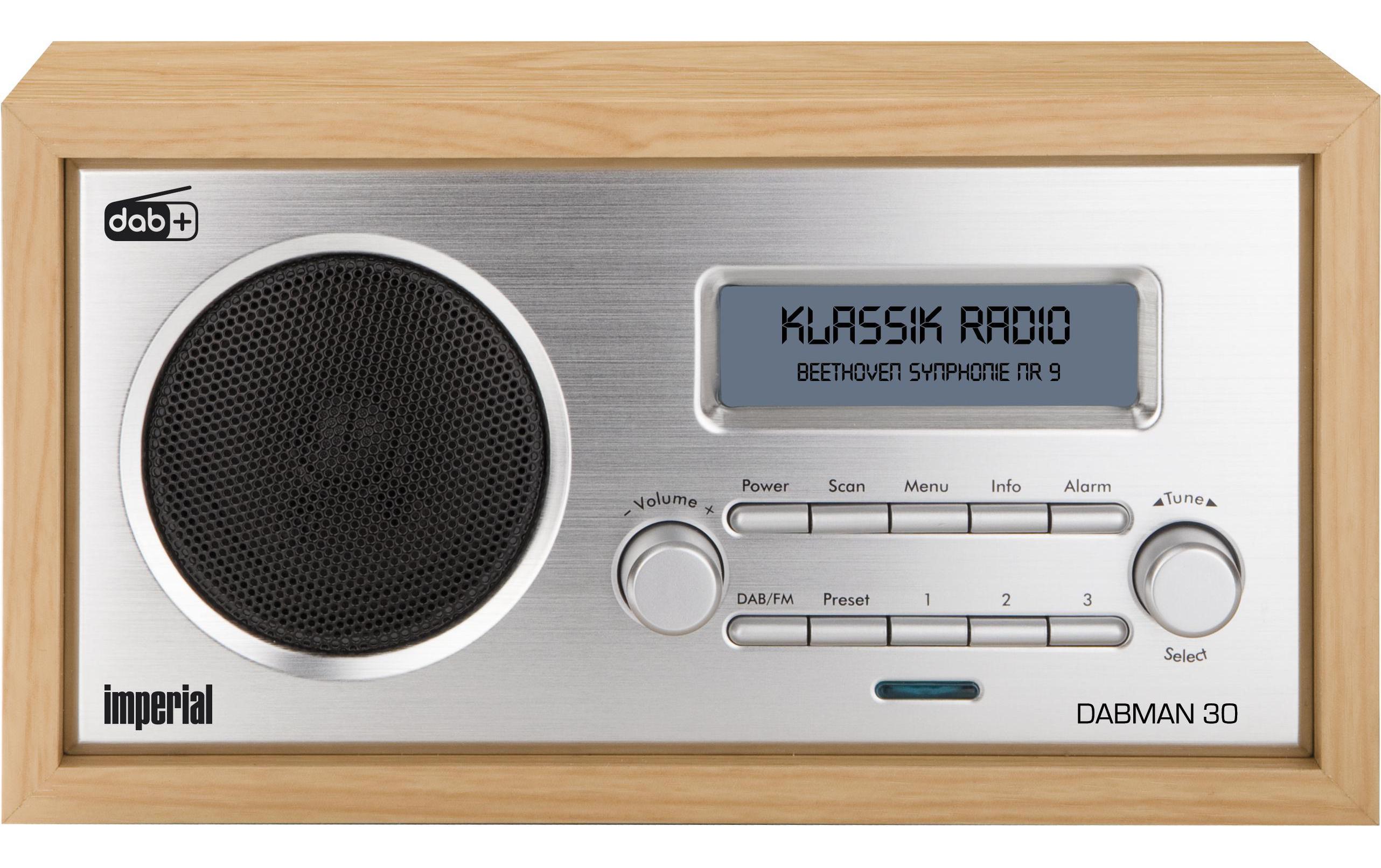 Imperial Dabman 30, DAB+-Radio, braun