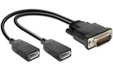 Delock DMS-59 zu 2x DP Adapter, 20cm