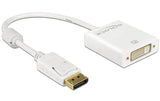 Monitoradapter DP zu DVI, aktiv, 4K Support