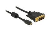 Delock Micro HDMI-D - DVI-D, 1m