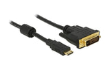 Delock Mini-HDMI zu DVI Kabel 1m