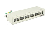 12-Port Desktop Patchpanel,Hutschienenkit