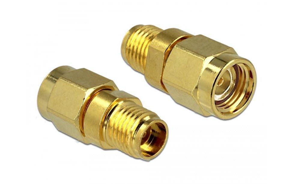 Delock RP-SMA-Stecker zu SMA-Buchse