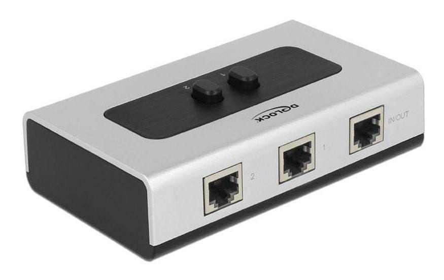 Delock Gigabit LAN Switchbox 2Port manuell