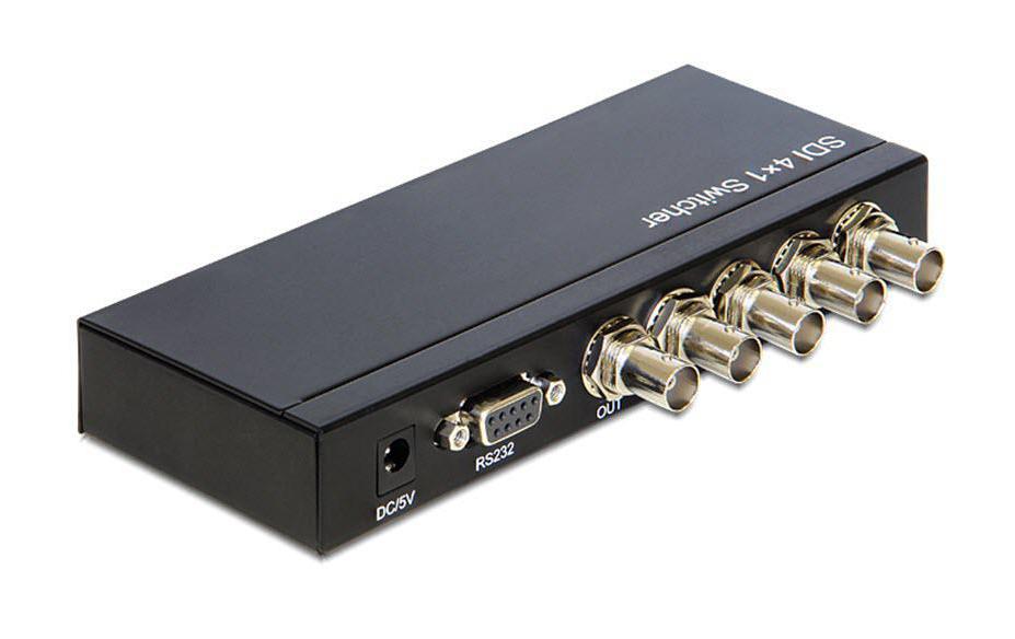 Delock 4 Port 3GI-SDI Switch
