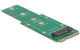 Delock M.2 NGFF zu mSATA Adapter