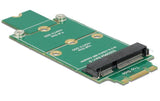 Delock mSATA zu M.2 Adapter, half/full Size