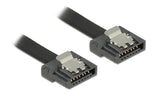 Delock SATA-3 Kabel 10 cm, Metall Clip