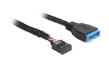 USB Kabel intern 60cm, Pinheader