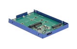 Delock USB.3.1 2.5Gehäuse für mSATA/ M.2