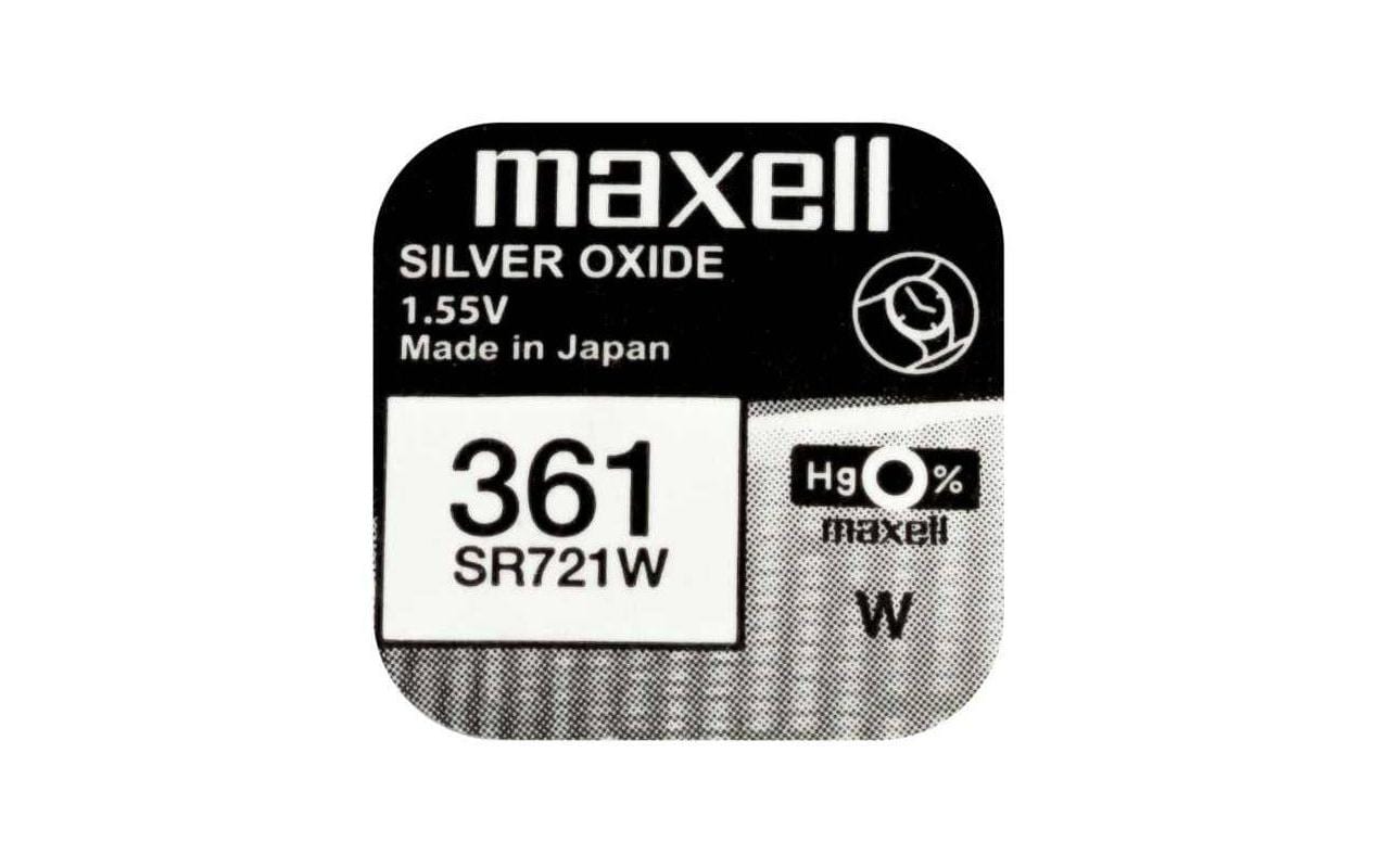 MaxellKnopfzelle SR721W, 10er Pack