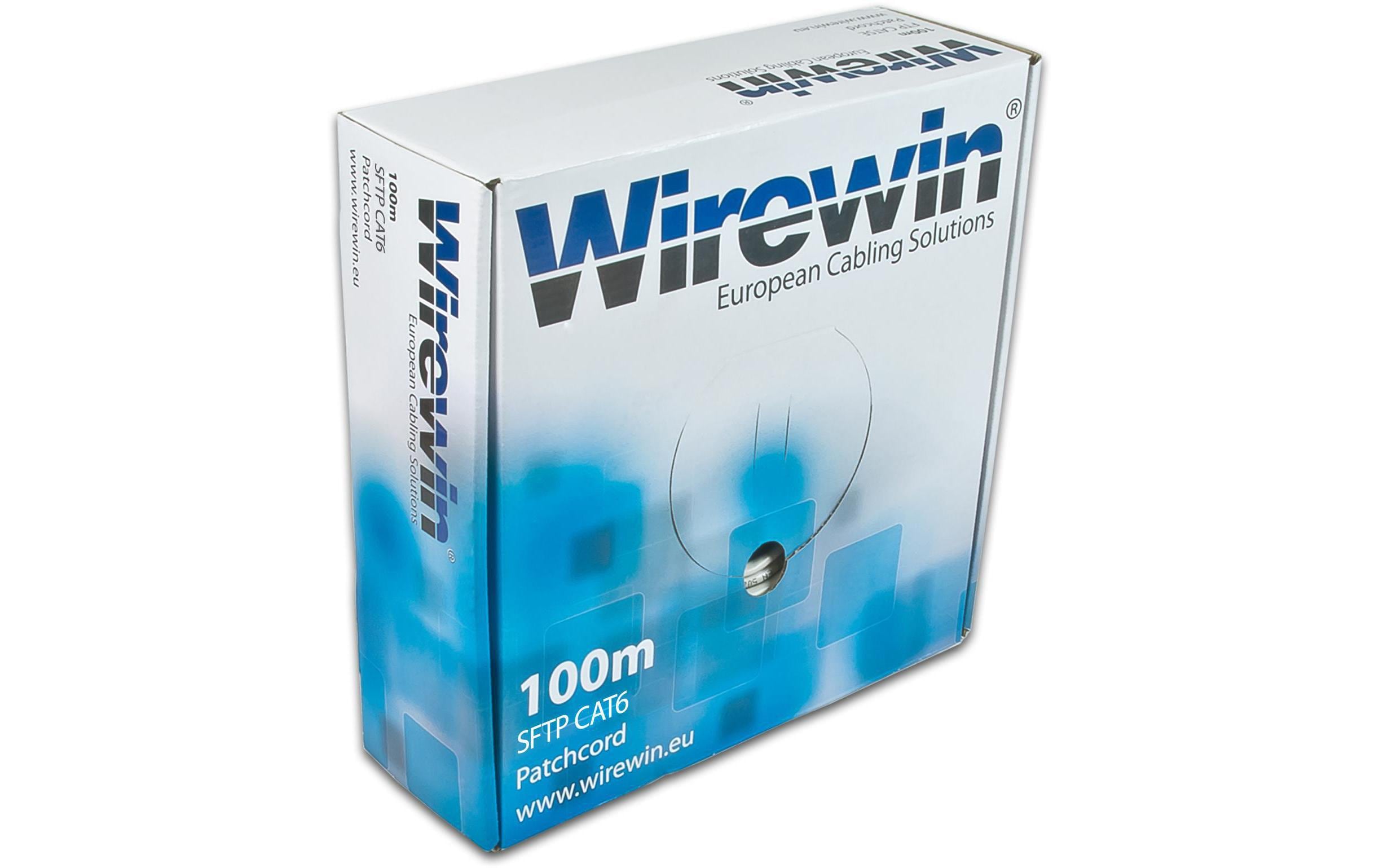 Wirewin Patchkabel: S/FTP, PIMF, 100m